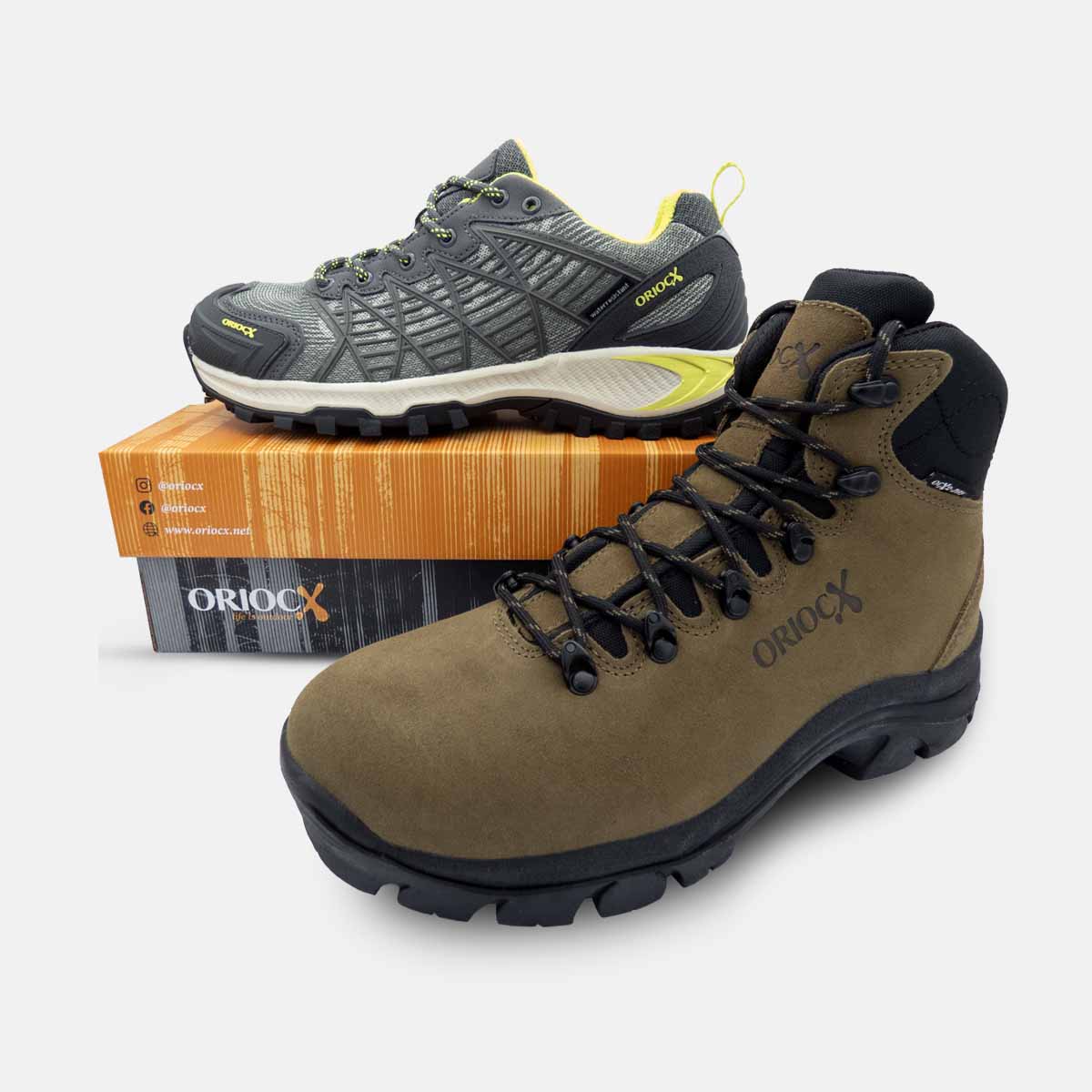 Pack Doble Ruta: Bota LOGROÑO + Zapato MAHAVE con 30% dto. + Mochila