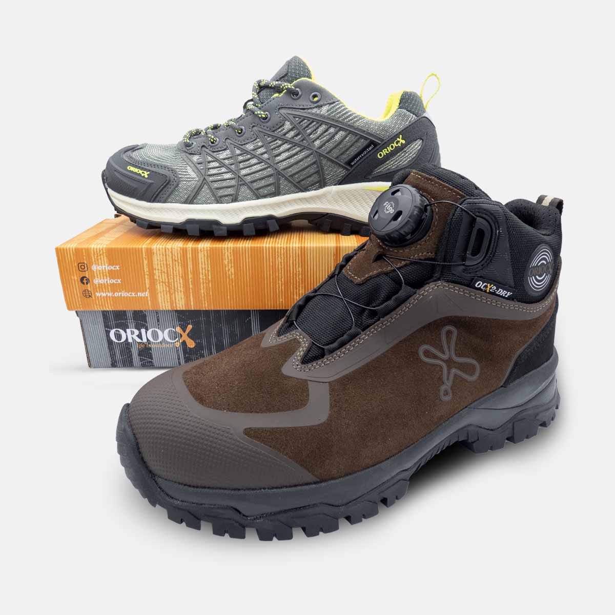 Pack Doble Ruta: Bota BERGASA + Zapato MAHAVE con 30% dto. + Mochila
