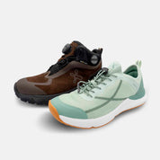 Pack Doble Ruta: Bota BERGASA + Zapato AZORES Verde con 30% dto. + Mochila