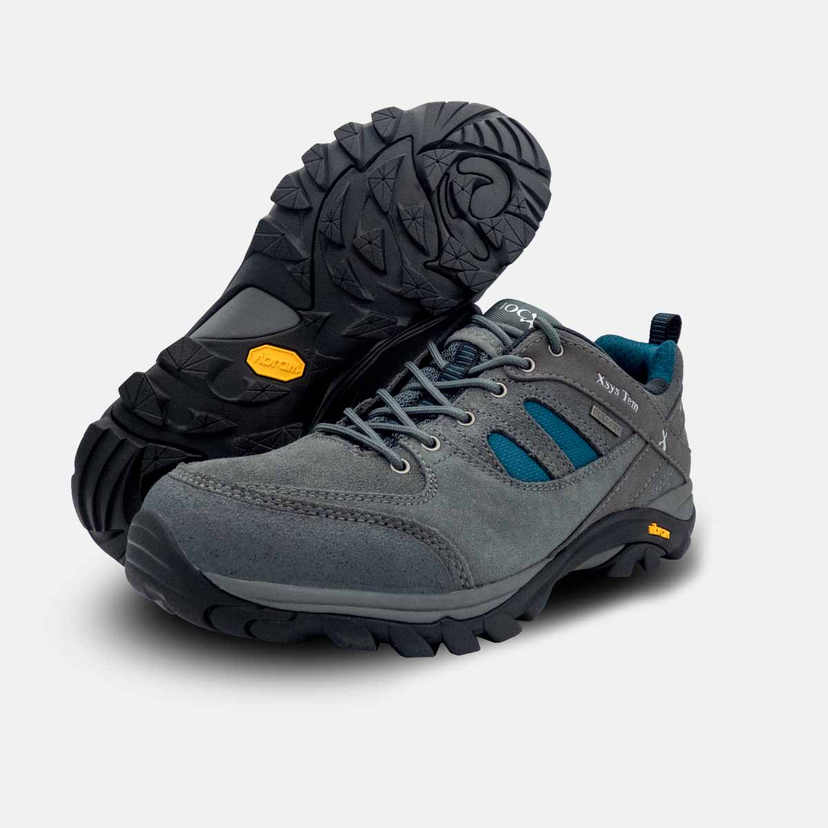 Zapatillas Trekking Viguera Gris Azul