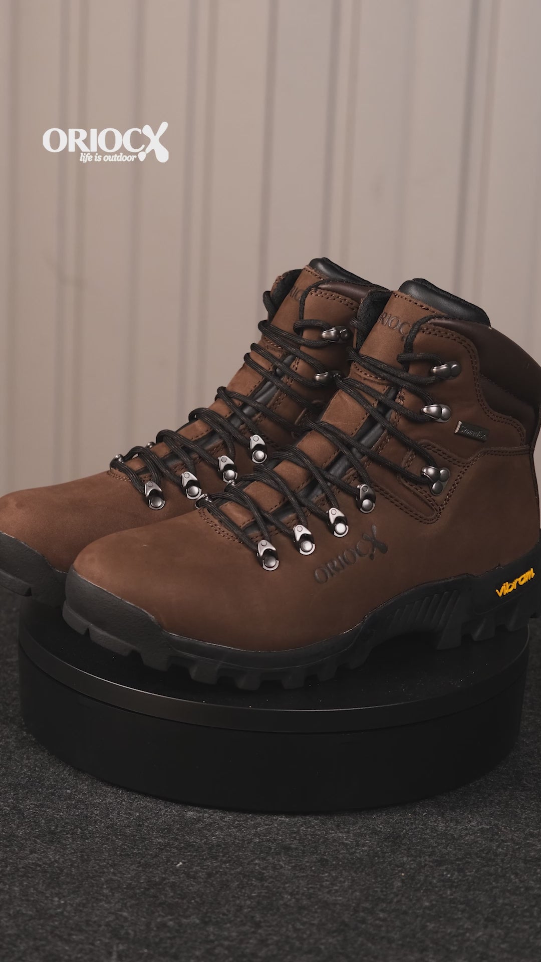 Braune Vercord-Waldstiefel