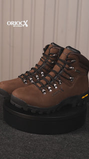 Braune Vercord-Waldstiefel