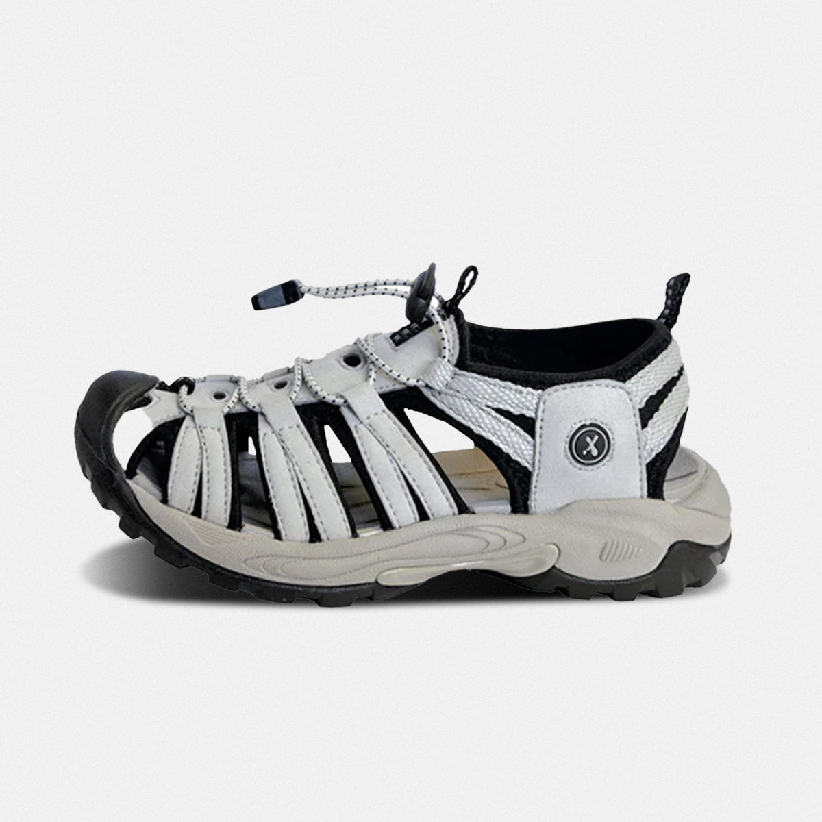 Sandalias Trekking Aldea Gris Claro- Outlet precios especiales